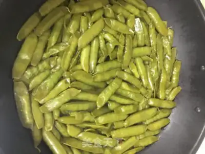 Make Salty peas step 2
