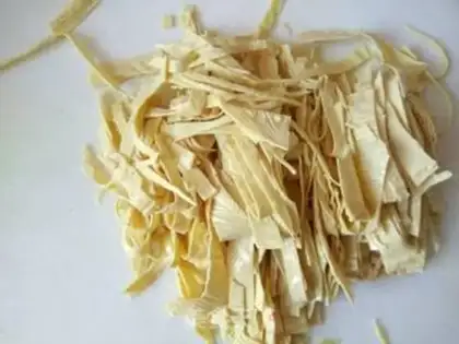 Make cucumber bean peel step 1