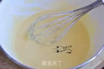 Make Black sesame ricin cake step 1