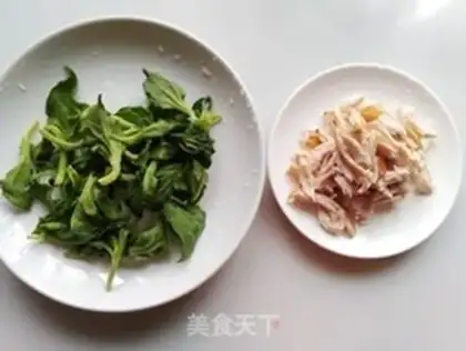 Make Ice mango chicken salad step 1