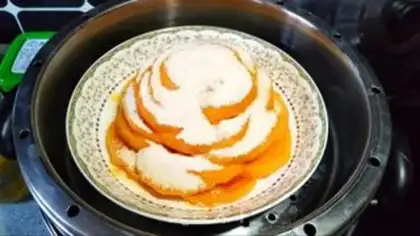 Make Orange papaya step 2