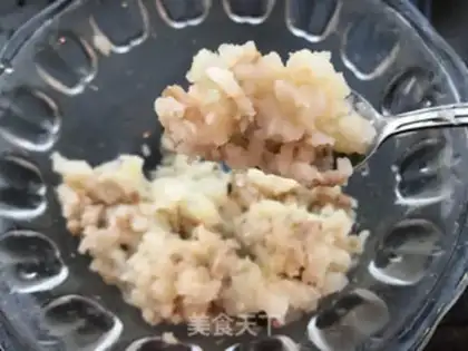 Make Egg bun mashed potatoes step 4