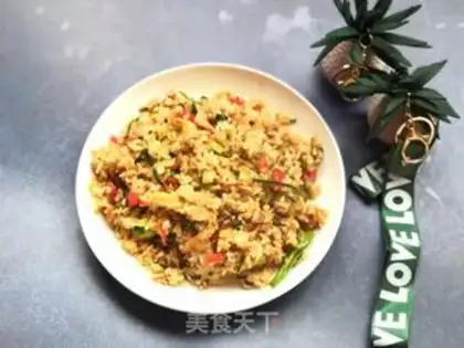 Make Chicken cucumber fried rice step 8