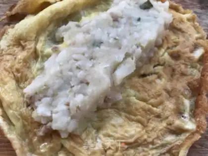 Make Egg bun mashed potatoes step 7