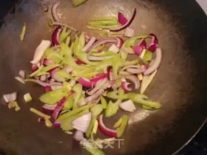 Make Weenie fried celery step 5