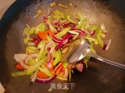 Make Weenie fried celery step 6