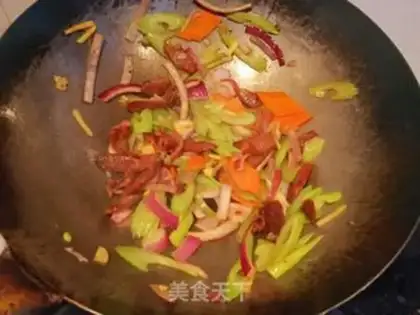 Make Weenie fried celery step 8