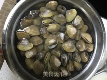 Make Pop clams step 0