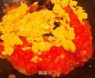 Make Tomato egg cover cooking step 6
