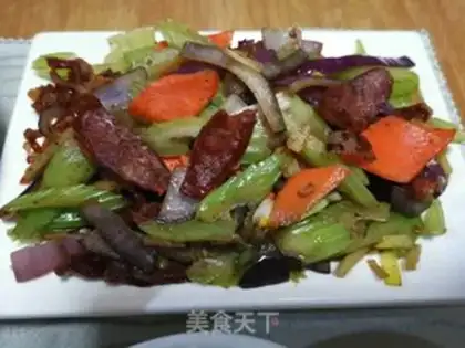 Make Weenie fried celery step 11