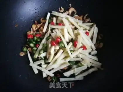 Make Scrawny shrimp dry step 5