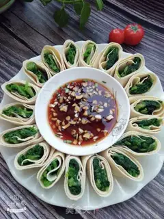 Make Beanie spinach rolls step 8