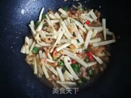 Make Scrawny shrimp dry step 7