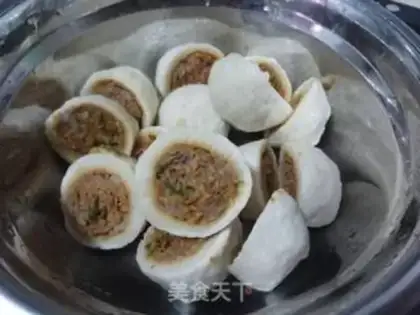Make Shrimp pelts, tofu step 1