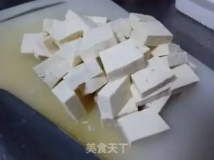 Make Shrimp pelts, tofu step 2