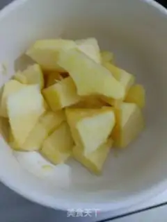 Make Apple porridge step 1