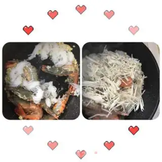 Make Garlic mackerel black tiger shrimp step 4