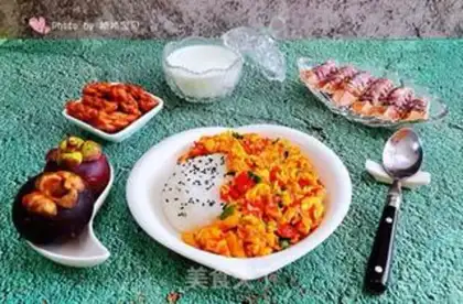 Make Tomato egg cover cooking step 14