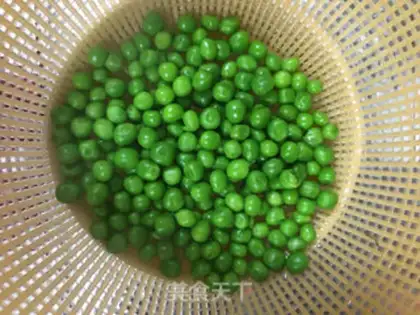Make Peas and shrimp and cheese step 1