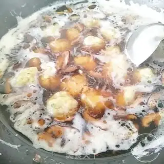 Make Chickenball spinach soup step 7