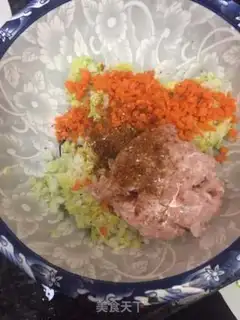 Make Cabbage carrot dumplings step 4