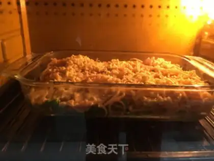 Make Peas and shrimp and cheese step 6