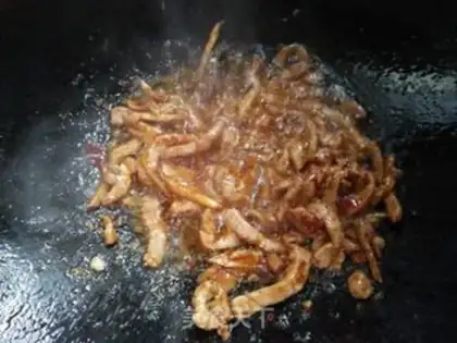 Make Garlic fried meat step 3