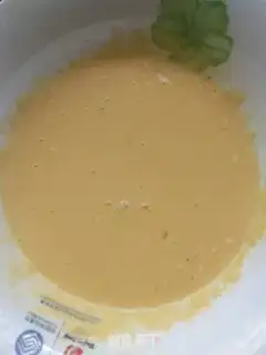 Make Blueberry cake roll step 4
