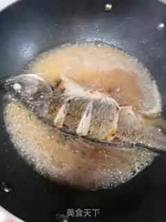 Make Red burning sea bass step 3