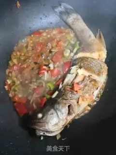 Make Red burning sea bass step 4