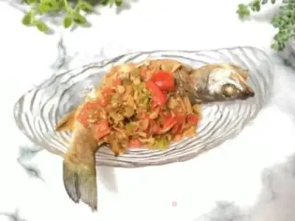 Make Red burning sea bass step 5
