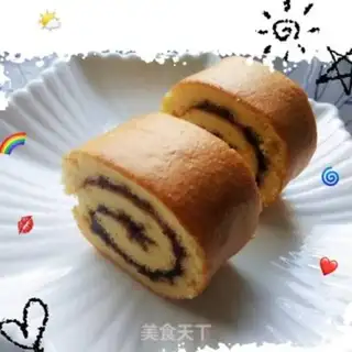 Make Blueberry cake roll step 16