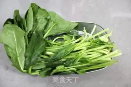 Make Shrimpball spinach soup step 3