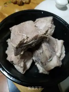 Make The old cuisine makes pig bones step 3