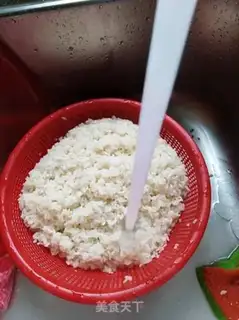 Make The rice lion head step 9