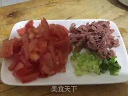 Make Tomato tofu step 0