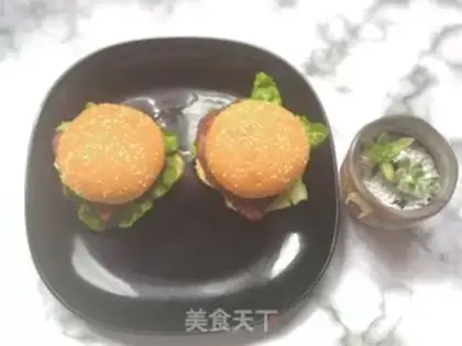Make Black pepper beef burger step 4