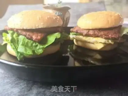 Make Black pepper beef burger step 6