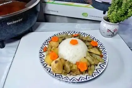 Make Tasty rice stew step 12