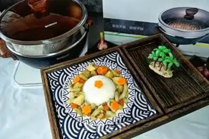 Make Tasty rice stew step 17