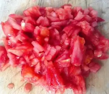 Make Shrimp rolls with tomato tofu step 1