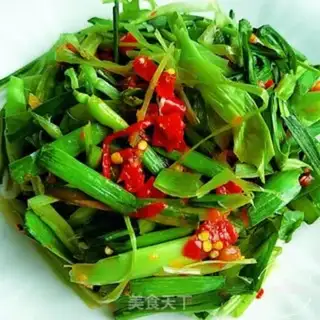 Make Garlic leaves step 6