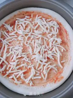 Make Chicken shrimp pizza step 6