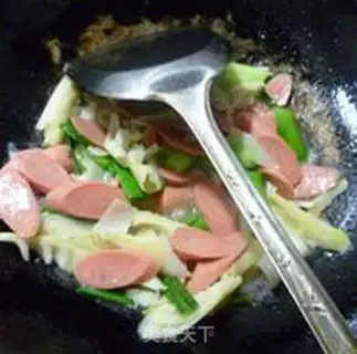 Make The ham and sausage are sharp step 9