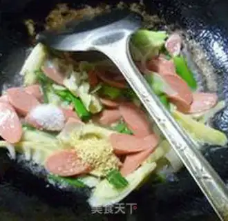 Make The ham and sausage are sharp step 10