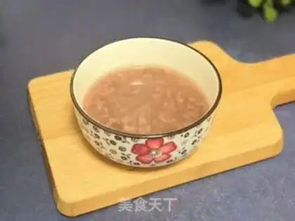Make Red bean rice congee step 5