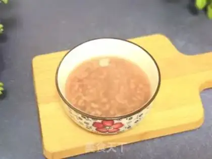 Make Red bean rice congee step 6