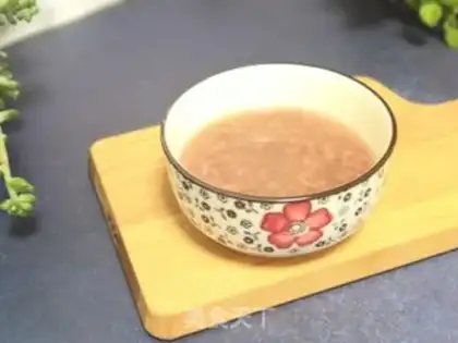 Make Red bean rice congee step 7