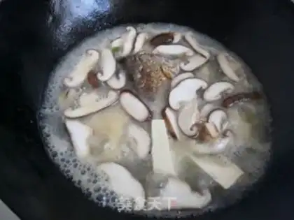 Make The dress and the tofu mushrooms and fishtails step 12