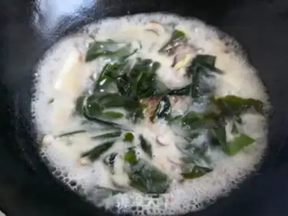 Make The dress and the tofu mushrooms and fishtails step 13